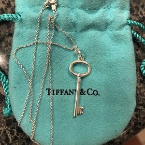 Tiffany’s Sterling Silver Key Necklace
